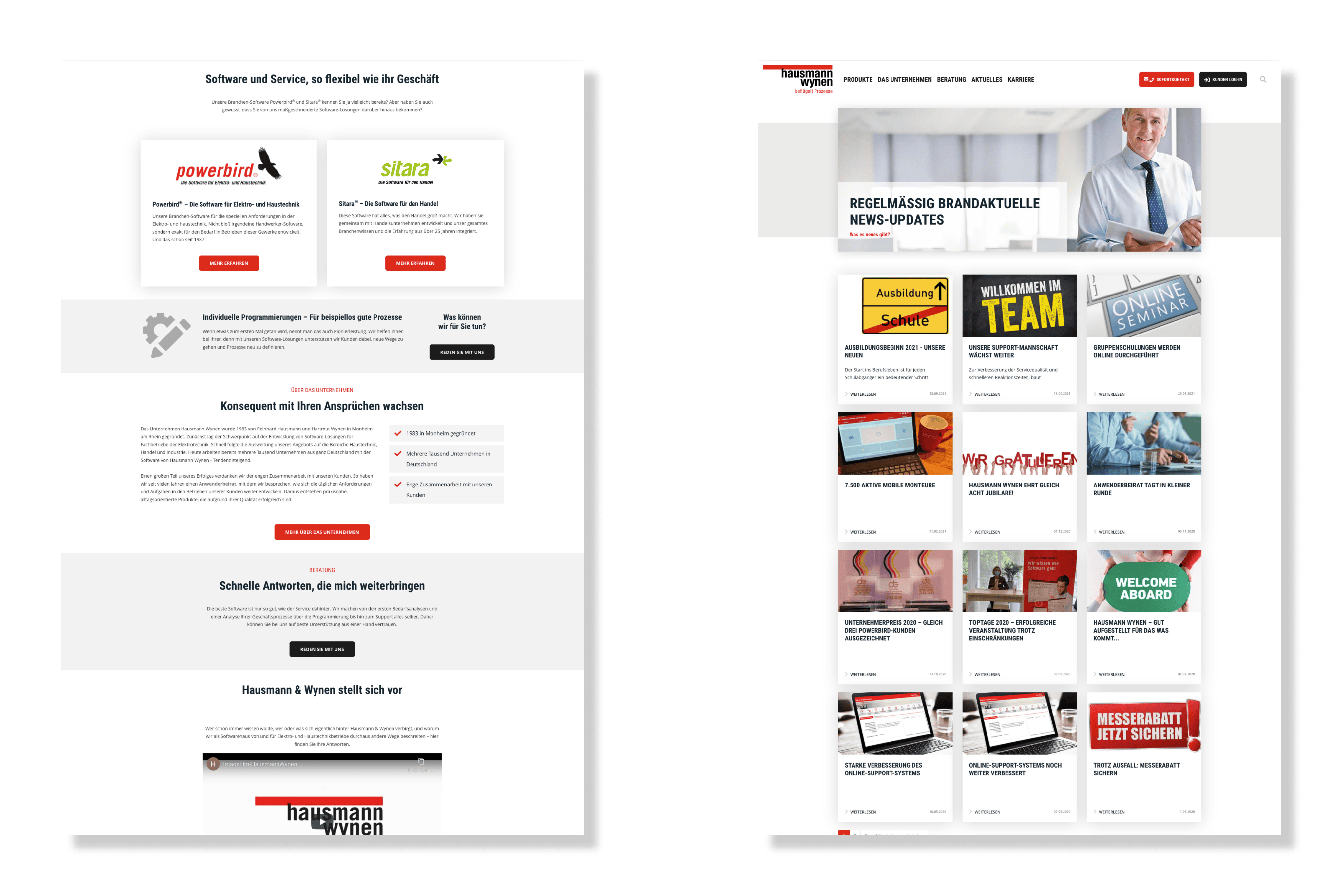 Hausmann Wynen Webiste