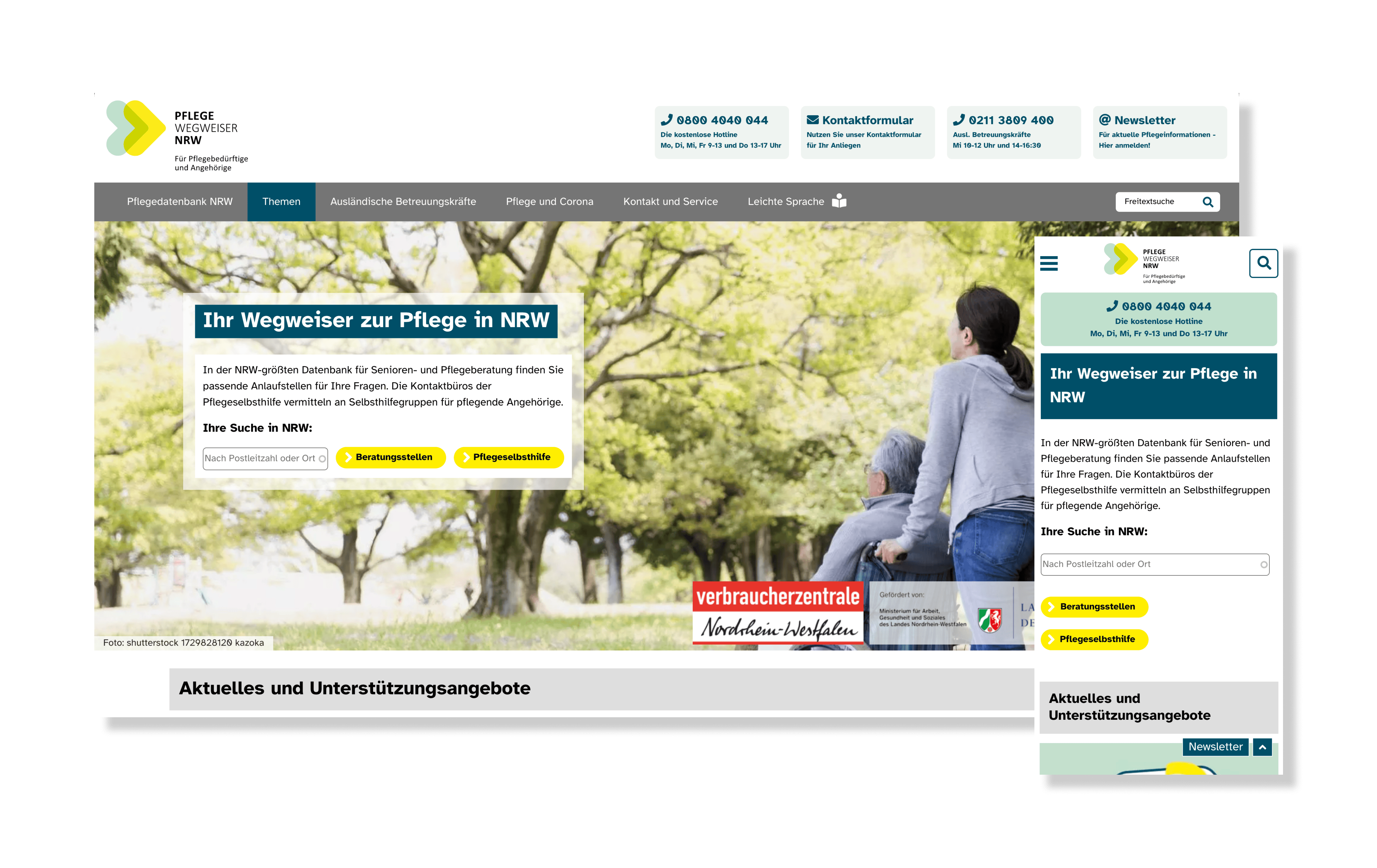 Pfelgewegweiser NRW Website