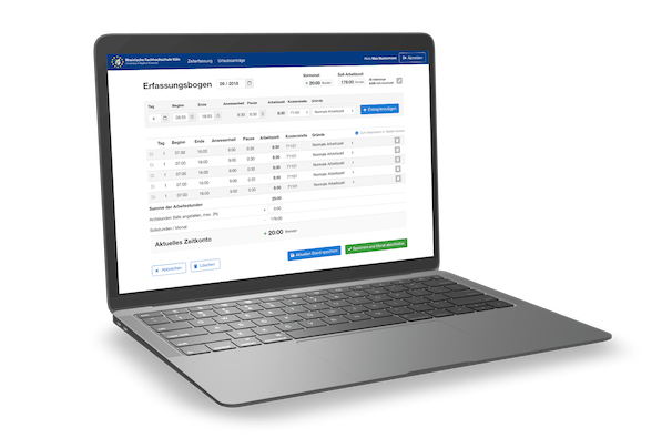 RFH Digitale Zeiterfassung