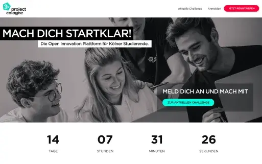 Project Cologne Website CTA