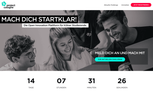 Project Cologne Website CTA